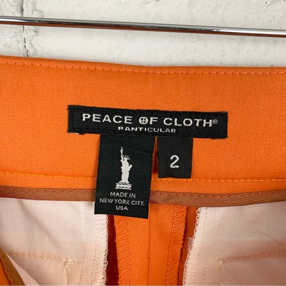Peace of Cloth Panticular Orange Bermuda Shorts 2 - Picture 4 of 8